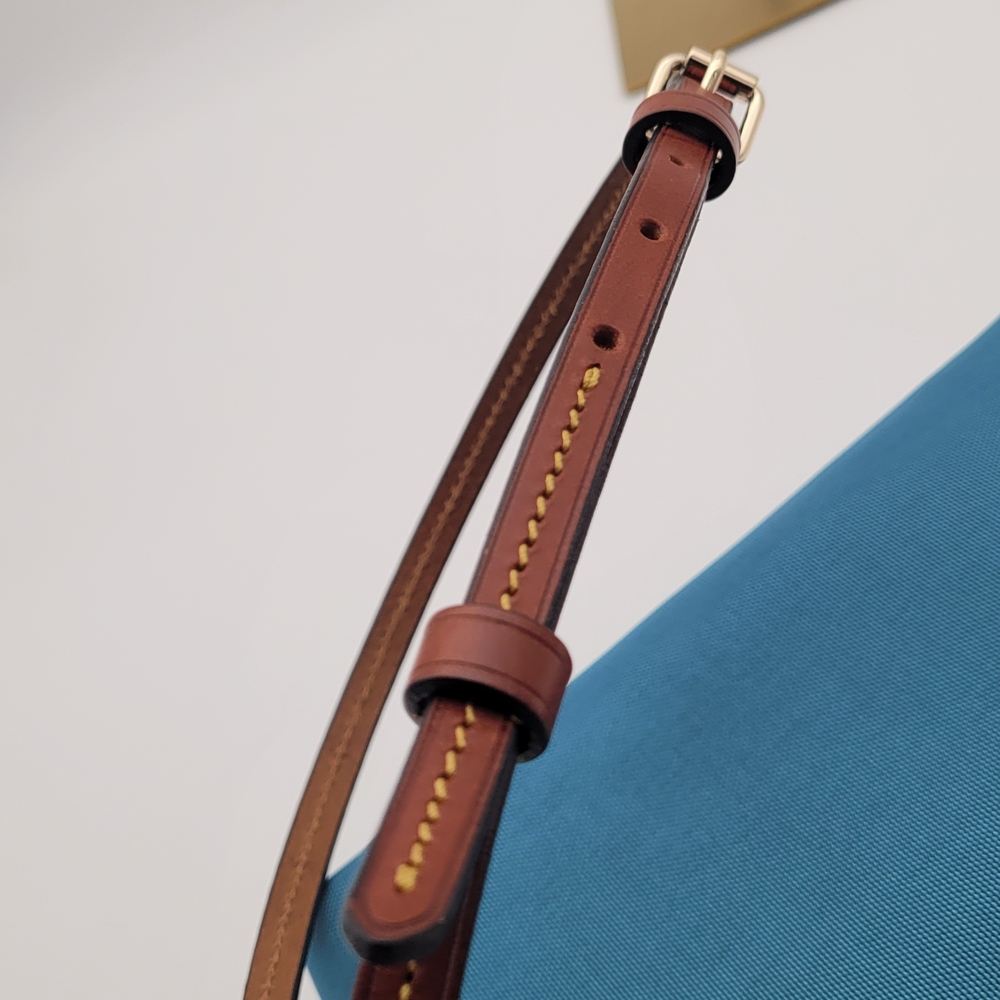 Dooney & Bourke Blue Canvas Crossbody - Picture 5 of 8